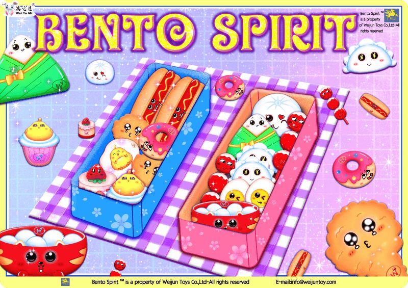 Bento Spirit, Weijun Toys’ Foodie Themed Toy Figurines Debut