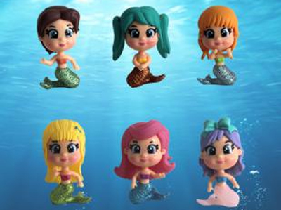 Kids cartoon mini figure mermaid collection WJ9403