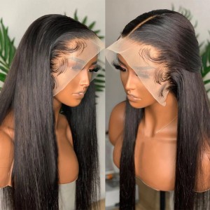 Bottom price Lace Front Wig Vendor - Transparent HD Lace Front Wig Virgin Cuticle Aligned Human Hair – Weiken