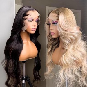 Affordable Lace Front Wigs Body Wave Real Black Hair Wigs
