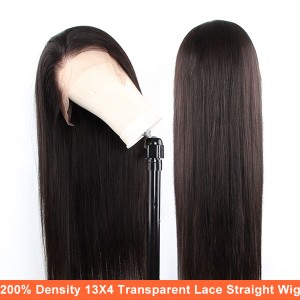 Wholesale Transparent 13×4 Lace Front Human Hair Wigs