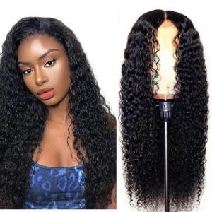 Raw Virgin Kinky Curly Human Hair Wig 4×4 5×5 HD Lace Closure Wigs