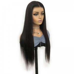 Glueless Wear And Go Lace Front Human Hair Straight Wigs For Women