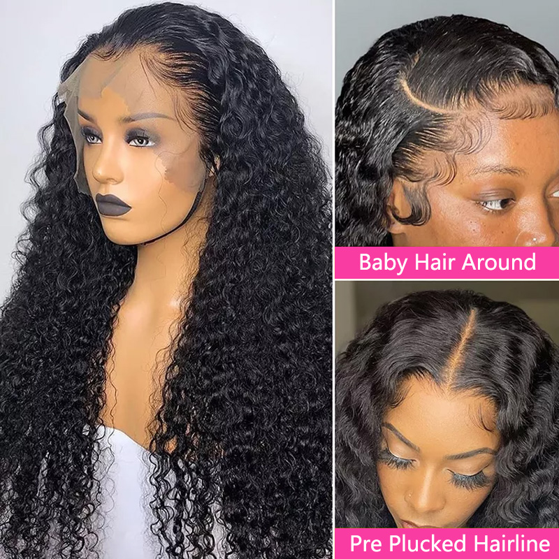 High Quality Hot Sale Transparent Lace Frontal Closure Kinky Curly
