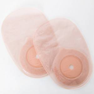 High Quality Medical Two pieces ostomy bag