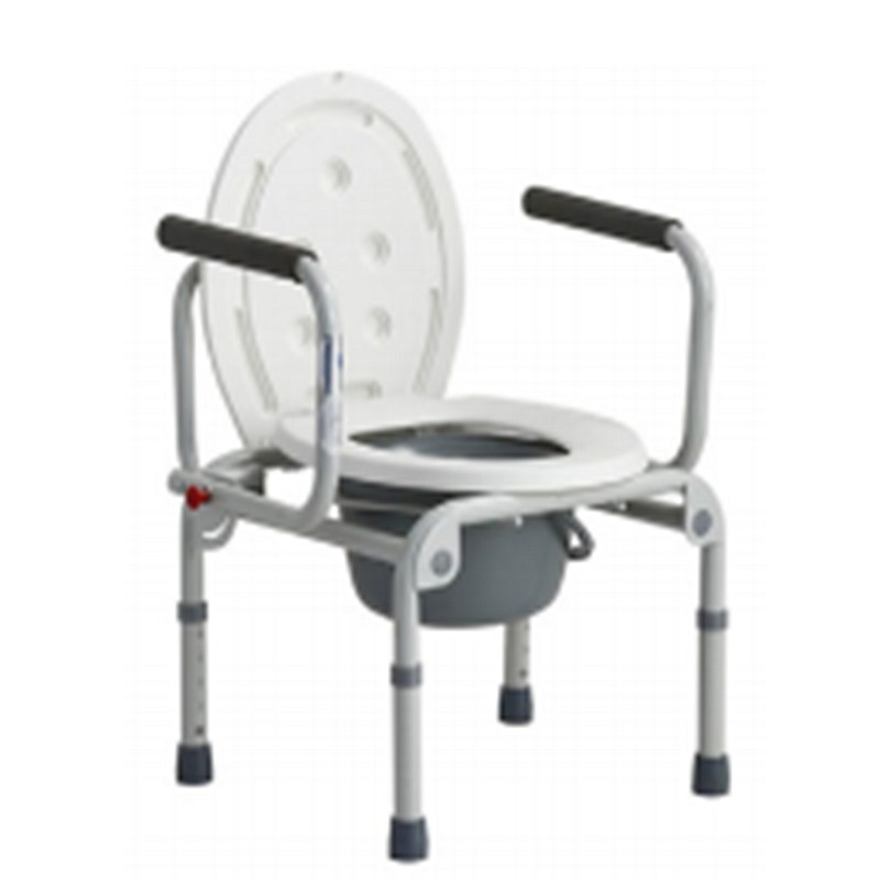 Cheap coating commode wheelchair with toilet