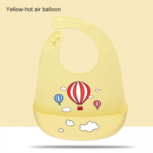 New Style China Waterproof Food Grade Silicone Baby Bib Lovely Durable Kids Feeding