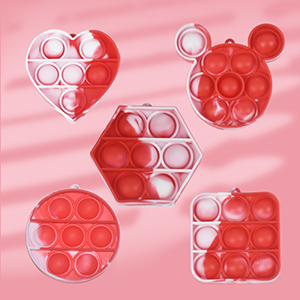 China Wholesale Silicone Baby Plate Mat Suppliers - Mini Pop It Push Bubble Toy Stress Reliever Fidget Toy – Weishun