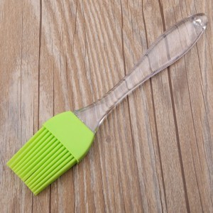 Hot Sale Silicone Oil Brushes BBQ Tools Silicon Sauce Brushes with Transparent Handle