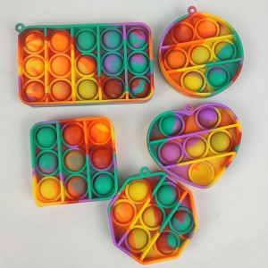 Funny Colorful Fidget Toys Set Popit Fidget Toy Simple Bubble Sensory Fidget Toys