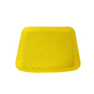 Embossing Customizable Logo Colored Big Decorative Table Protector Cup Mat Silicone Coaster