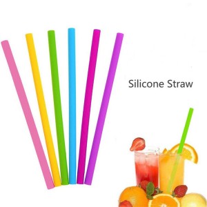 Bar Accessories Portable Straw Brushes And Straight Straw Set Reusable Drinking Straws