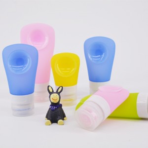 New Style 50Ml 70Ml 90Ml Food Grade Silicone Travel Set Cosmetic Bottle With Suction Cup