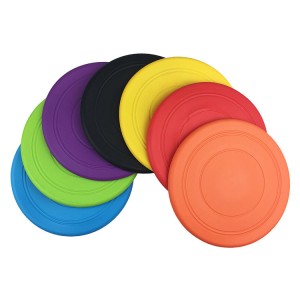 China Wholesale Silicone Pet Food Mat Suppliers - Wholesale Small Folding Pets Toys Folding Flying Disk Toy Interactive Pet Dog Playing Toys Flying Disc – Weishun