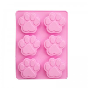 China Wholesale Silicone Ice Cube Trays Suppliers - Silicone Mold Cake Baking Cup 6-Cavity Tulip Flower Muffin Cake Pans Mold – Weishun