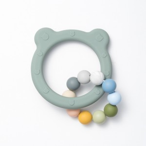 China Cheap price China Soft BPA Free Baby Teether Toy Silicone Teether Wholesale