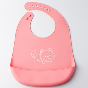Easy Wiped Button Cotton Baby Bibs Baby Bib Silicone For Feeding