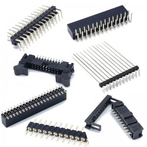 PCB 1.27mm Pitch 30 Pin Single Double Row 2.1 Height Straight Dip Smt Pin Header Female Header Connector