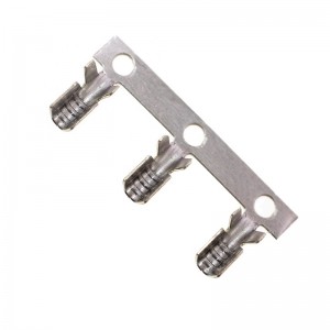 Mini Nickle Plated Brass Wire Double U Shaped Electrical Crimp Terminal Connector Block