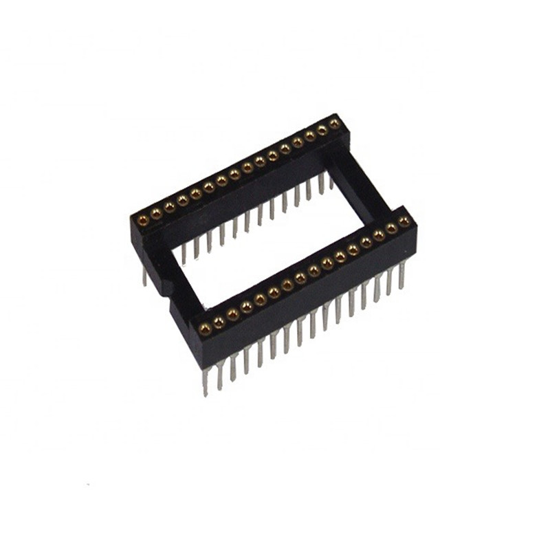 High Quality Terminal Power Distribution Block - Pitch 1.778mm Dual In Line IC Socket&Pin Header 16~64P Straight Solder Ic Socket – Weiting
