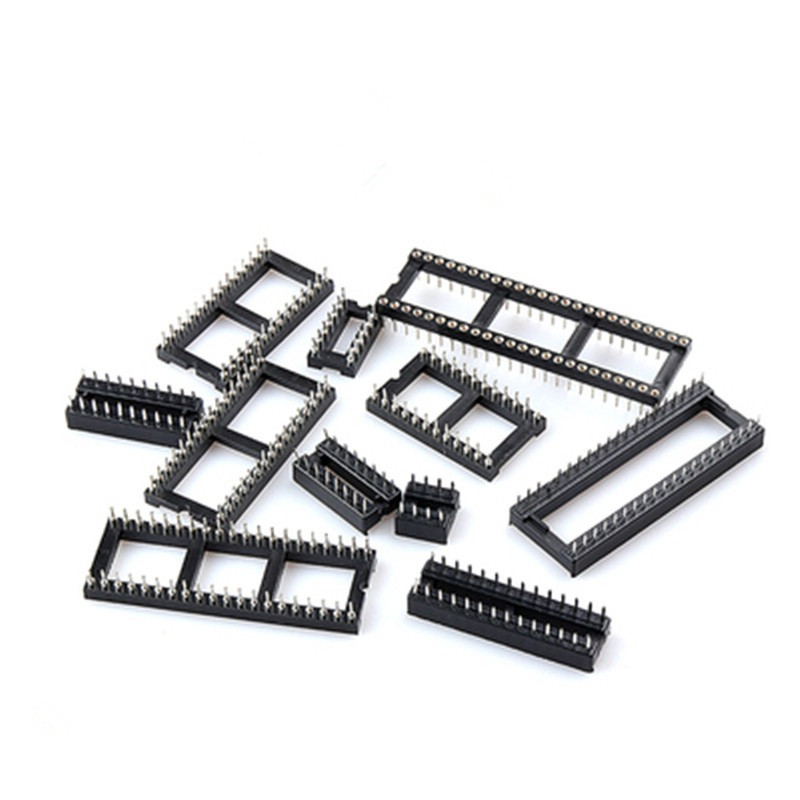 Reliable Supplier Positive Battery Terminal Block - Round Hole IC socket Connector DIP 6 8 14 16 18 20 24 28 40 pin Sockets DIP6 DIP8 DIP14 DIP16 DIP18 DIP20 DIP28 DIP40 pins – Weiting detail pictures
