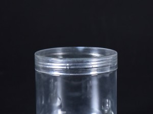 Plastic Crystal lid easy to tear lid food jars