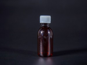 PET plastic maple amber cough syrup bottles for liquid medicine