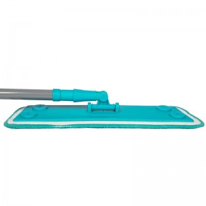 Microfiber Floor Cleaning Flat Mop With The Long Telescopic Mop Handle