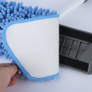 Cleaner Mop Microfiber Flat Mop With Long Telescopic Mop Handle For House Cleaning