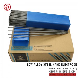 China wholesale Welded Column Splice Manufacturers - AWS E8015-B1 Low-alloy steels Manual electrode Welding stuff – Honest Metal