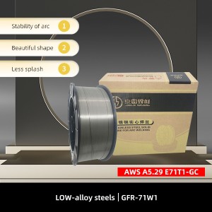 China wholesale Low-Alloy Steels R107 Solid Wire Welding Jointing Factory - Low-alloy steels Flux cored wire E71T1-GC weld fabrication jointing – Honest Metal