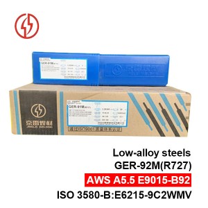 China wholesale Low-Alloy Steels E9015-B3 Solid Wire Welding Connection Manufacturer - Low-alloy steels Manual electrode E9015-B92 weld fabrication jointing – Honest Metal