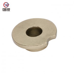 Powder Metallurgy Products Metric Flanged Sleeve Bearing Plastic Made of Copper