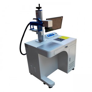 100w metal fiber laser marking machine laser engraving cutting machine for gold coopier material