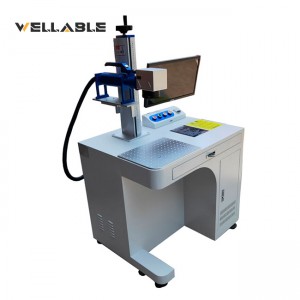 Professional China Small Fiber Laser Marking Machine for Metal Plastics Electroplating Coating Materials Rubber Ceramics Resin