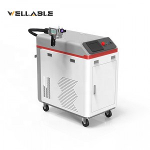 High Quality 50W 100W 200W 500W Backpack Portable Handheld Fiber Rust Removal Pulsed Laser Cleaning Metal Machine