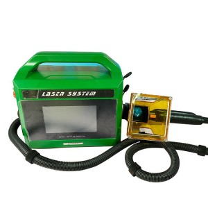 Portable Mini Fiber Laser Marking Machine For Battery or Plug-in Styles