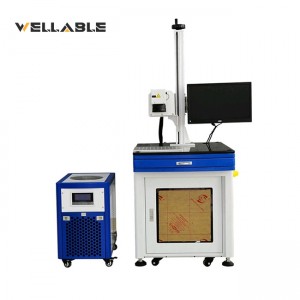 High definition UV Laser Marking Machine for White Polyamides