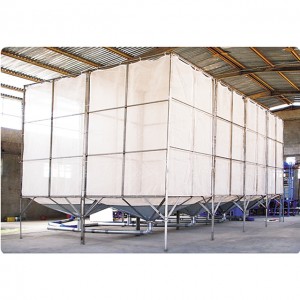 EPS automatic silo system for expandable polystyrene beads