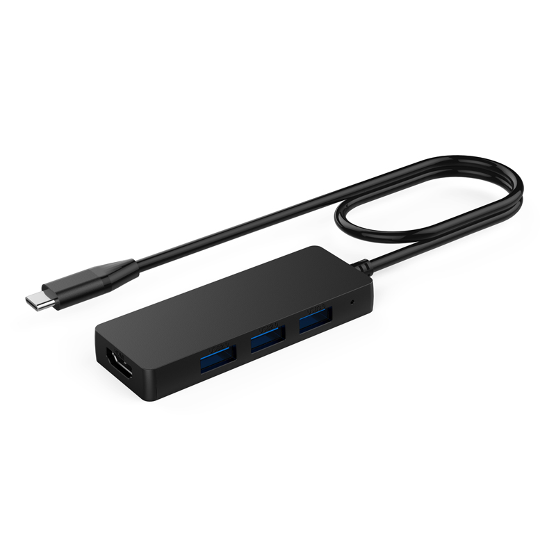 5 in 1 USB3.1/Type-C to HDMI +USB3.0+2*USB2.0+SD/TF HUB Featured Image
