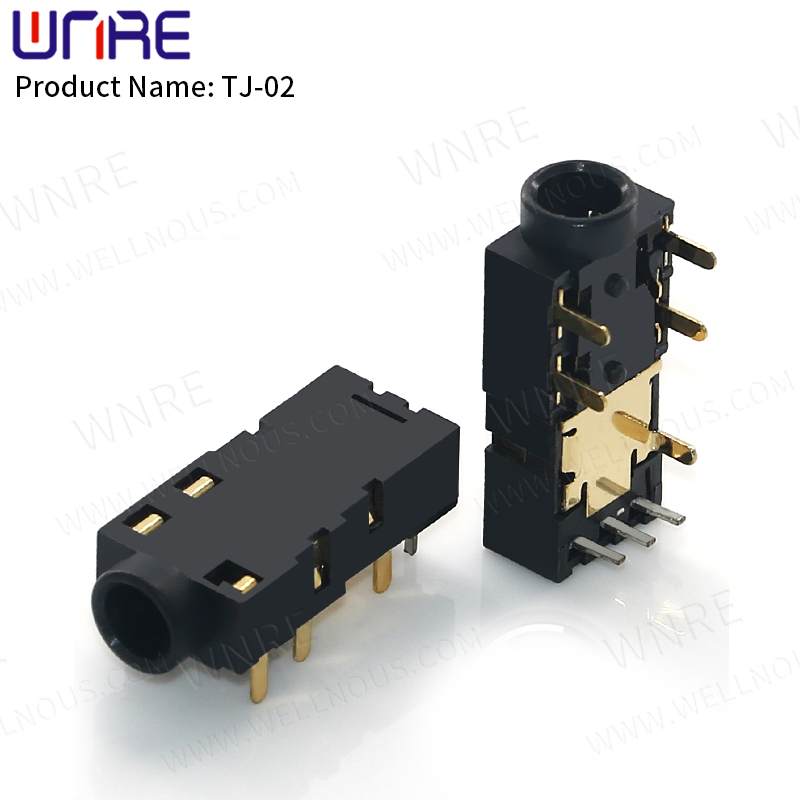 TJ-02 3.5MM 3D Stereo Audio Socket 3.5 Dual Channel Headset 8 Pin Switch Connector (PIN)