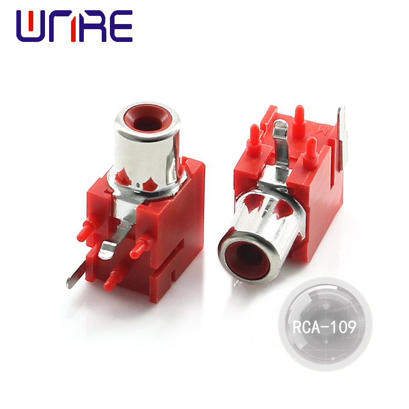 High Quality RCA Socket RCA Connector Female Pcb Mount Cable Connector For DVD/TV/CCTV/Home Theatre System/Audio/Video