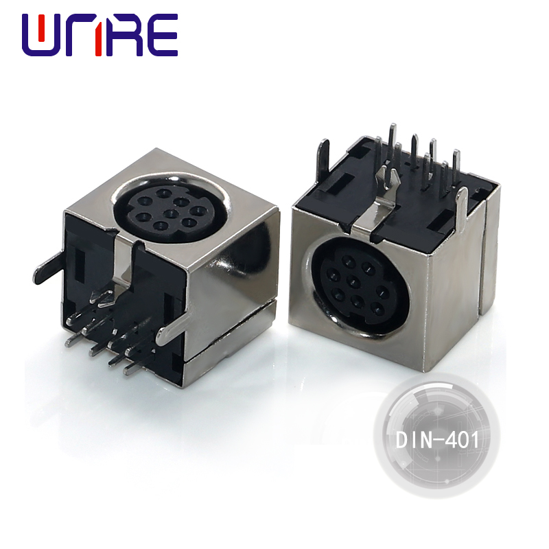 High Quality DIN-401 S-Video Connectors Terminal  Adapter Sockets S Terminal Mini DIN Connector Electrical Connector