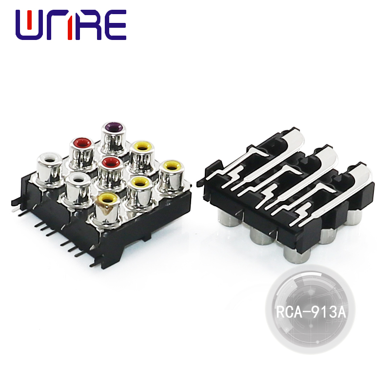RCA Connector High Quality Female Pcb Mount Cable Connector For DVD/TV/CCTV/Home Theatre System/Audio/Video