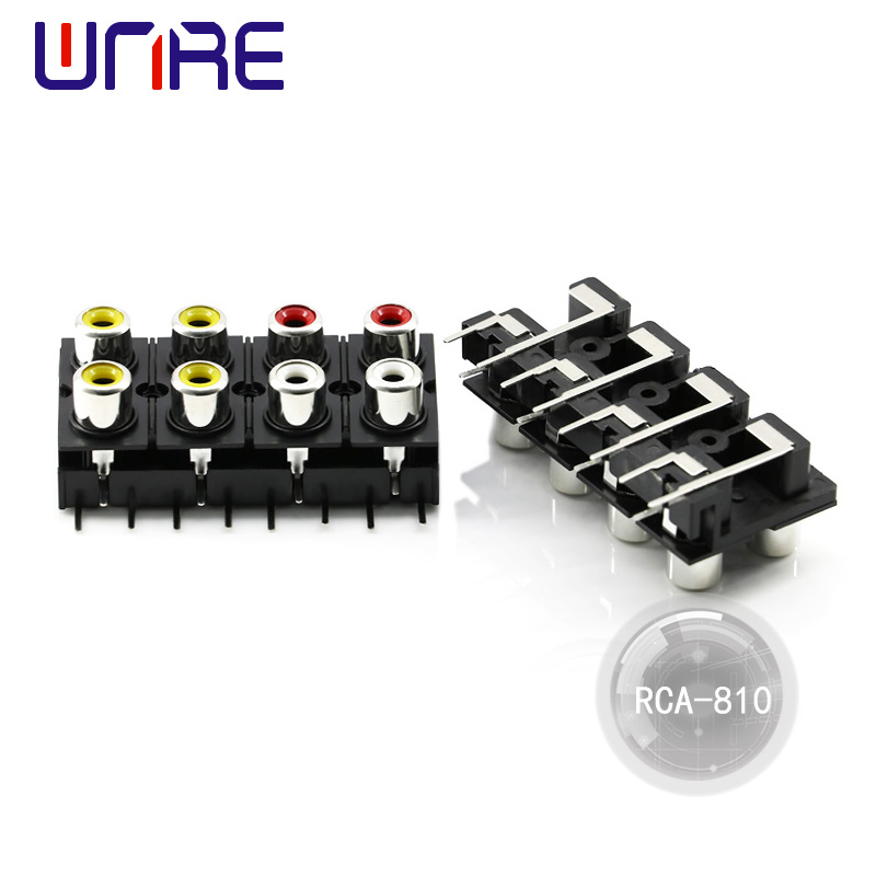 Factory Outlet RCA Socket Female Pcb Mount Cable Connector For DVD/TV/CCTV/Home Theatre System/Audio/Video
