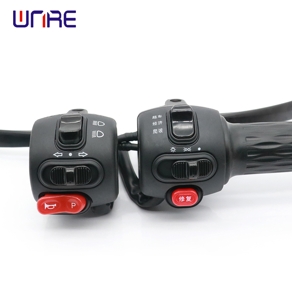 One Pair Black Motorcycles Accessories Handlebar Low/High Beam/Horn Switch