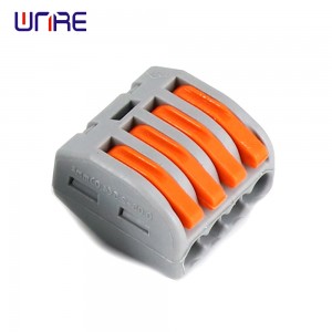 PCT-214 Lever-Nut Conductor Compact Wire Connectors Terminal Block Quick Wire Push Cable Connector Quick Terminal Block