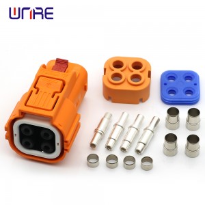 Low Current Four-core Plug Connector New Energy Electric Vehicle Car Batteries Charger Plugs Terminal Socket 2.5/4/6mm² For Cable