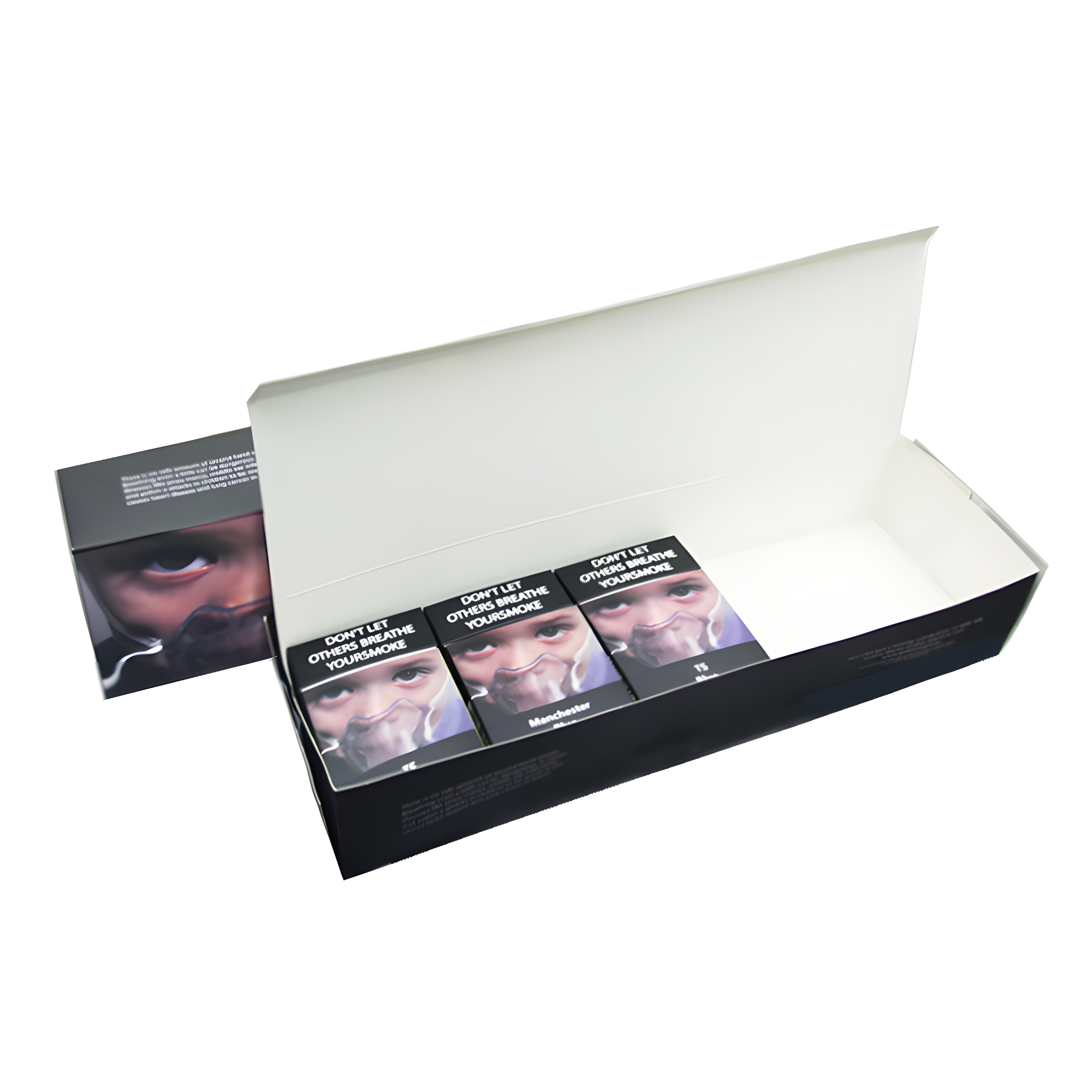 Kundenspezifische Karton-Pre-Roll-Boxen, die leere Zigarettenschachteln verpacken
