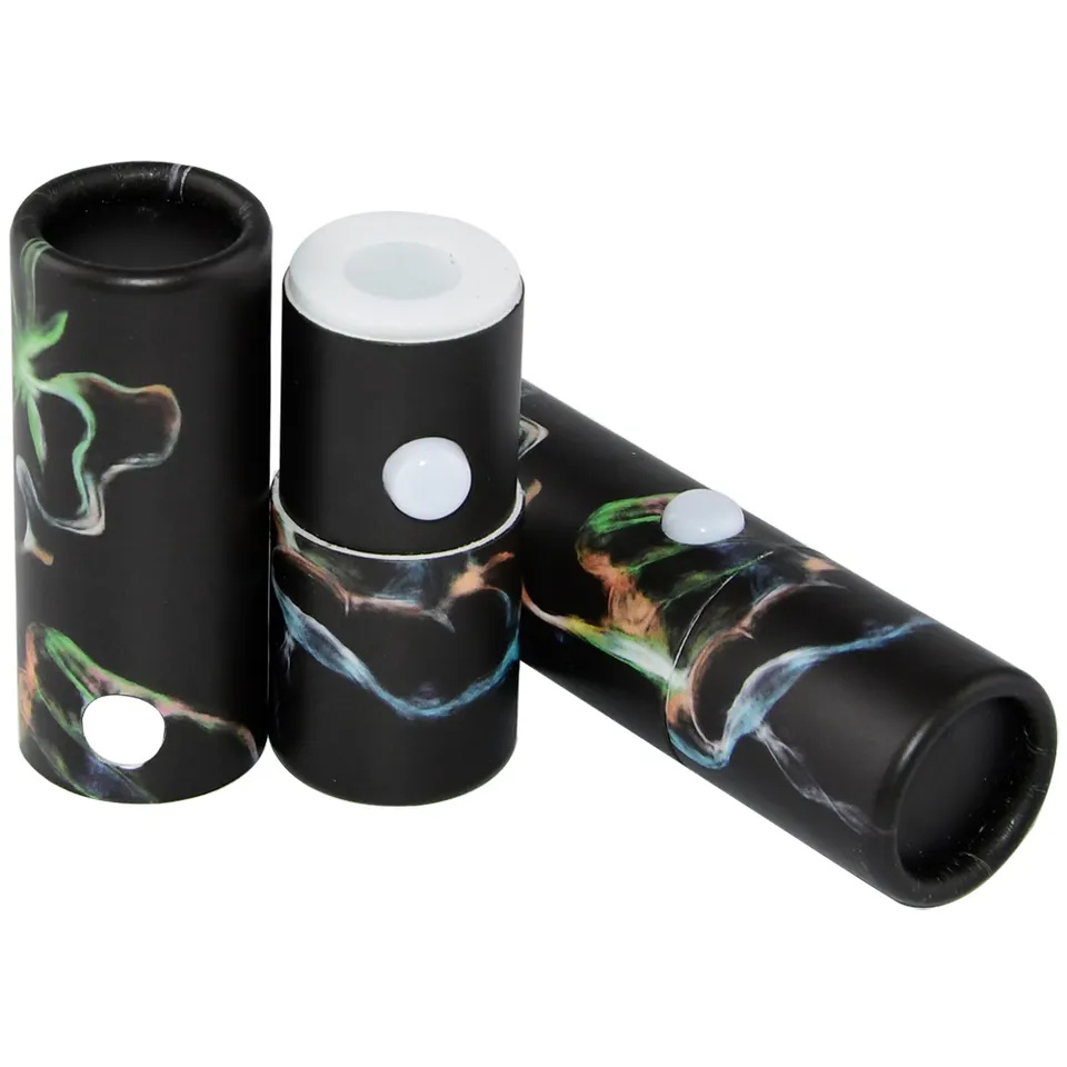 Newest Custom Custom Proof Pull-out Paper Box 510 pre-roll Packaging Child Resistant Tube Box